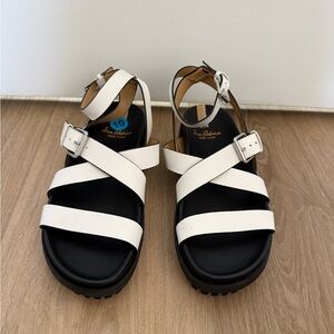 Sam Edelman white sandals